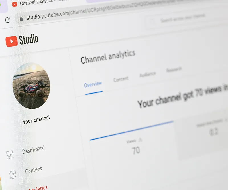 Video ROI analytics displayed across a laptop, desktop monitor, tablet, and smartphone